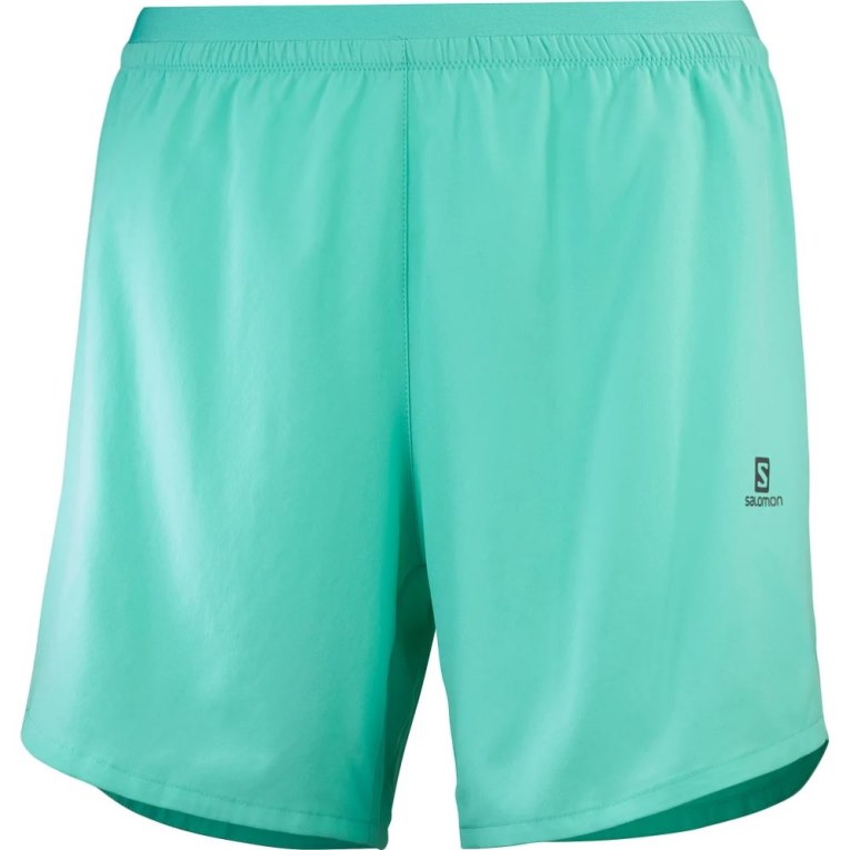 Turquoise Salomon Cross 5'' Women's Running Shorts | PH 46720Z